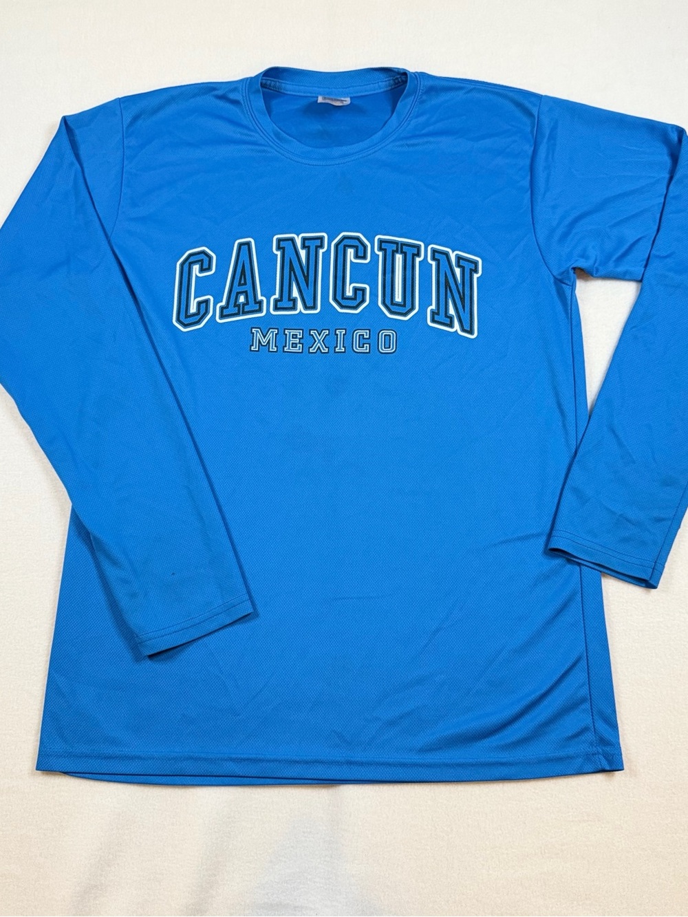 Columbia Blue Long Sleeve 'Cancun Mexico' Tee